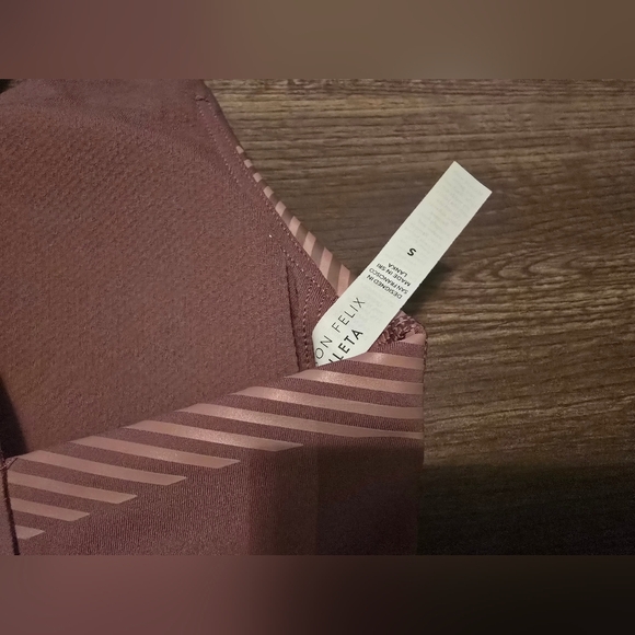 Athleta Allyson Women's Brown Felix Sports Bra Size - Picture 3 of 3